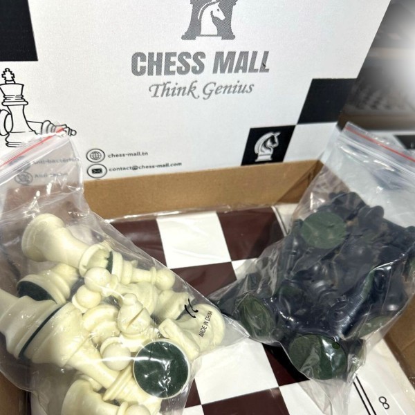 Packs Chess Mall in bag + DGT 1500 Blue