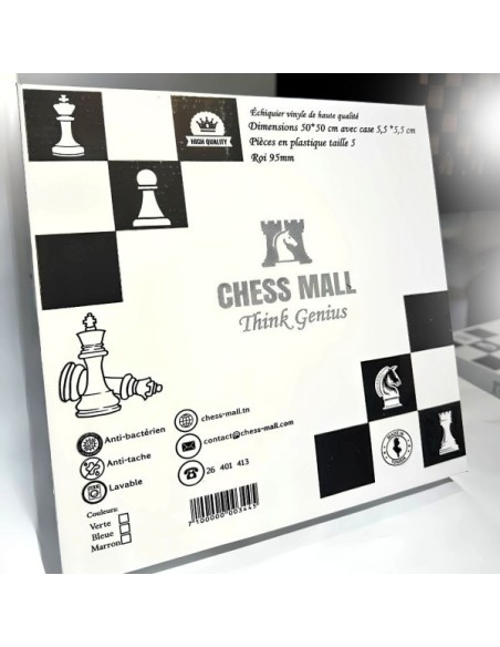 Packs Chess Mall in bag + DGT 1500 Blue