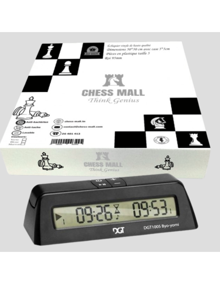 Packs Chess Mall in bag + DGT1005 Minuterie BYO-YOMI
