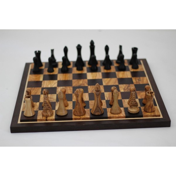 Pièces en bois d’olivier style africain