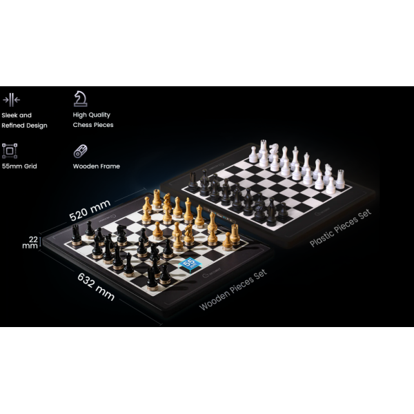 Chessnut Move - Échiquier robotisé avancé avec pièces en bois