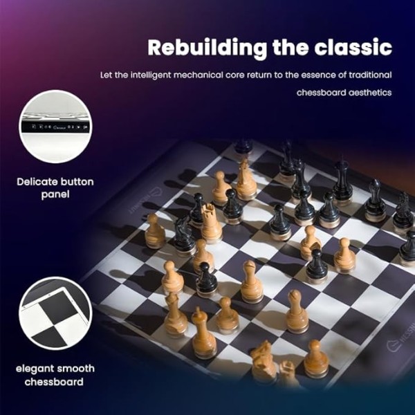 Chessnut Move – Échiquier robotisé avec pièces en plastique