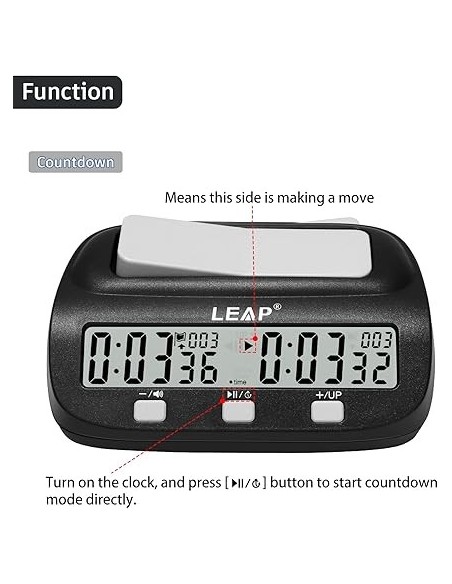 Pendule d’échecs numérique basique  PQ9923