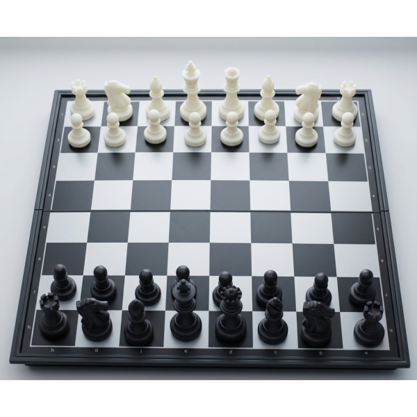 Jeu d’Échecs Magnétique (Petit Format) + Dames