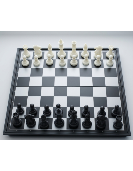 Jeu d’Échecs Magnétique (Petit Format) + Dames