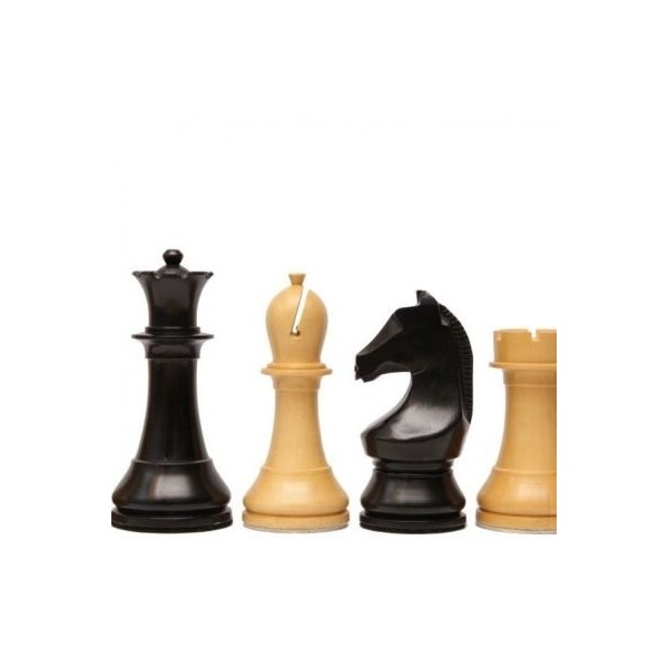 PIÈCES DE JEU D’ÉCHECS DGT OFFICIEL FIDE EN BOIS D’EBÈNE ET DE BUIS (LESTÉ)