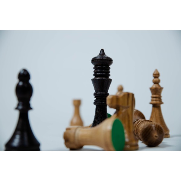 32 Pièces D’échecs En Bois – Set Complet Sans échiquier – Hauteur 36 à 77 Mm – Remplacement Ou Collection