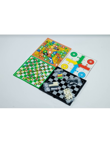 Jeux de société 8 en 1 magnétiques