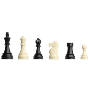 PIÈCES D'ÉCHECS DGT PLASTIQUE LESTÉES FEUTRÉES 95 MM 2