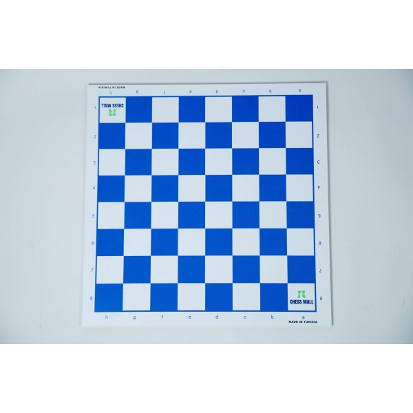 Échiquier en bois MDF couleur bleu