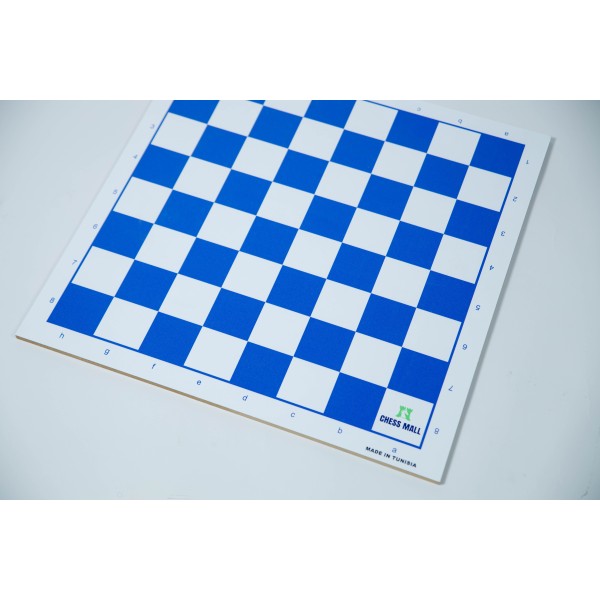 Échiquier en bois MDF couleur bleu