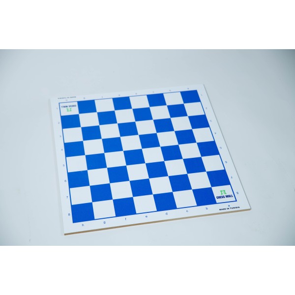 Échiquier en bois MDF couleur bleu