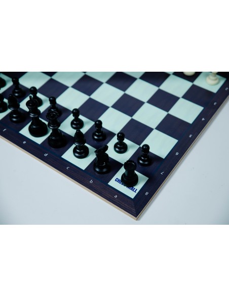 Échiquier en bois MDF couleur Acajou