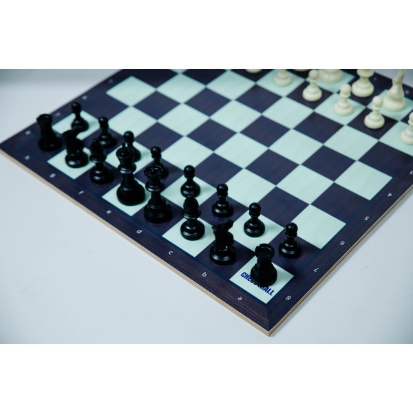 Échiquier en bois MDF couleur Acajou