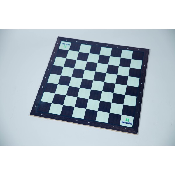 Échiquier en bois MDF couleur Acajou