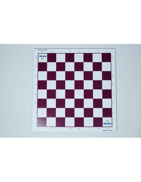 Échiquier en bois MDF couleur mauve