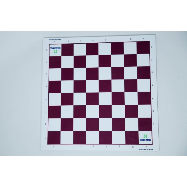 Échiquier en bois MDF couleur mauve