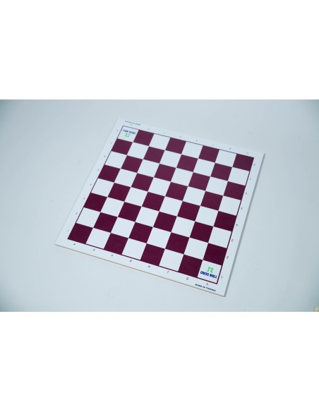 Échiquier en bois MDF couleur mauve