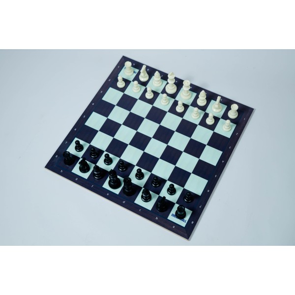 Pack échiquier MDF + pièces d'échecs en plastique DGT