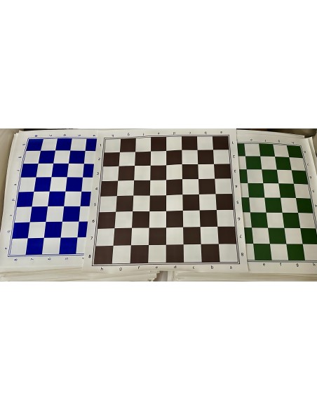 Échiquier en vinyle couleur marron taille 5
