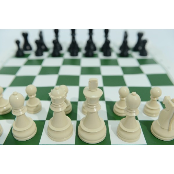 Échiquier vinyle couleur vert taille 5