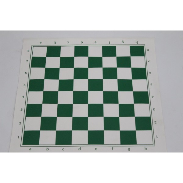 Ensemble d échecs scolaire tapis vert taille 4.5 + pièces en plastique