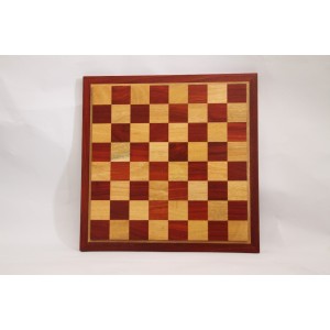 Ensemble d échecs en bois dur  Padouk + movingui 2