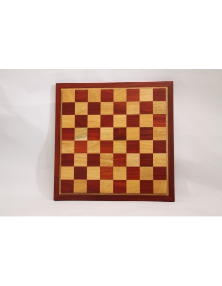 Ensemble d échecs en bois dur  Padouk + movingui Ensemble d échecs en bois dur  Padouk + movingui