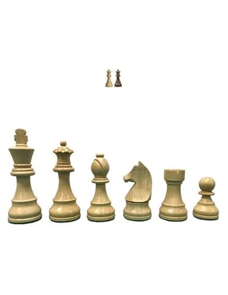 Pièces d'échecs en Bois - Homologué FIDE - Modèles Staunton