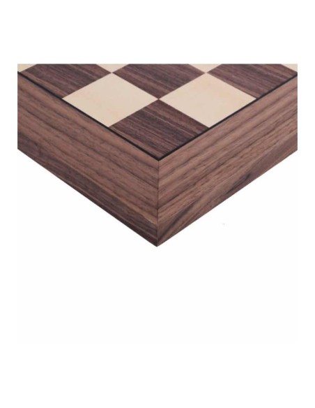 Pack Échiquier en noyer et Pièces d'échecs en bois intemporelles DGT