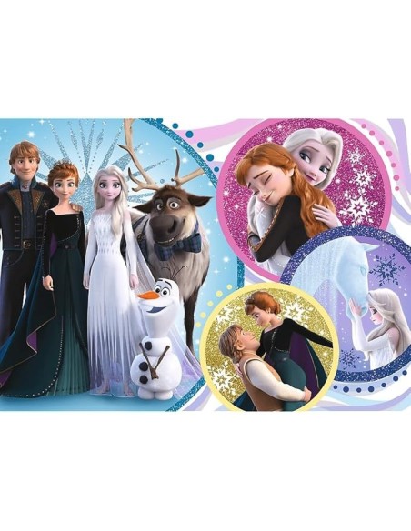 PUZZLE 100 GLITTER FROZEN