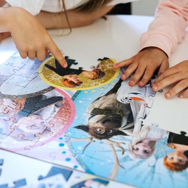 PUZZLE 100 GLITTER FROZEN