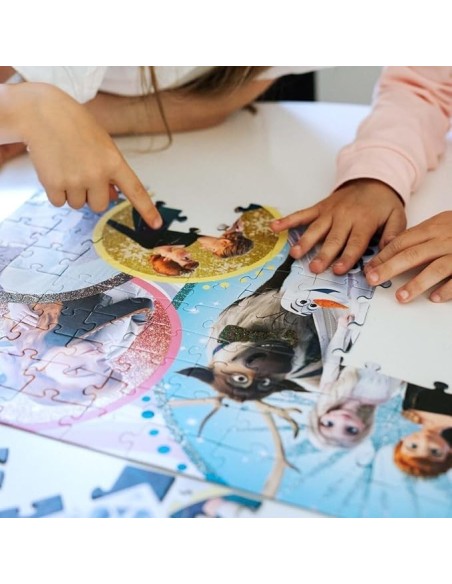 PUZZLE 100 GLITTER FROZEN