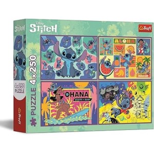 Puzzles 4x250 Disney Lilo&Stitch
