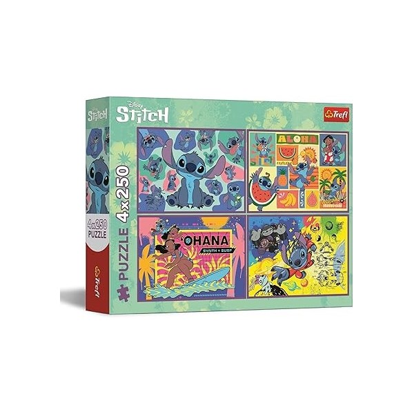 Puzzles 4x250 Disney Lilo&Stitch