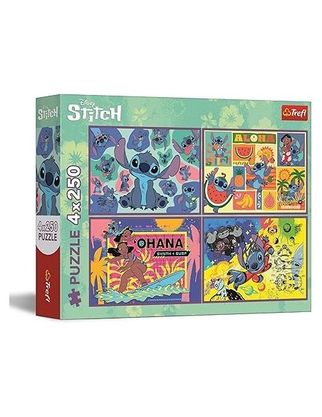 Puzzles 4x250 Disney Lilo&Stitch
