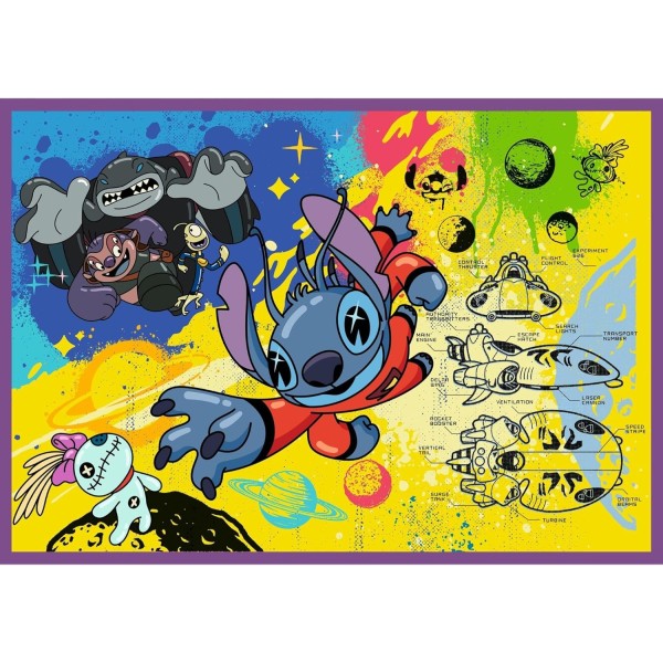 Puzzles 4x250 Disney Lilo&Stitch