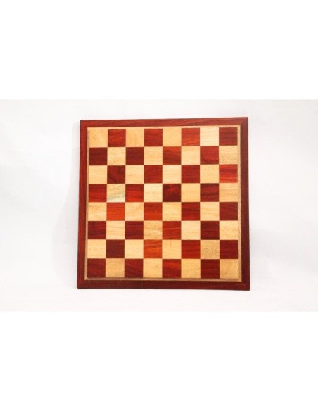 Echiquier en bois padouk et movingui