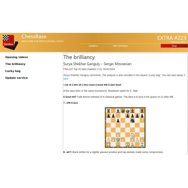 ChessBase Magazine Extra 224