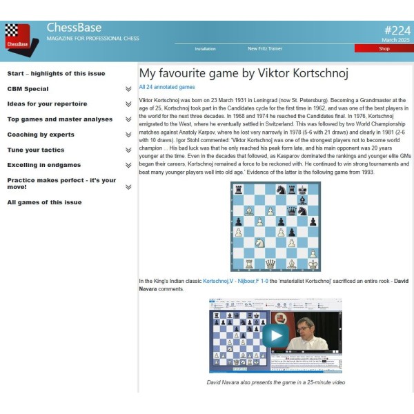 ChessBase Magazine 224