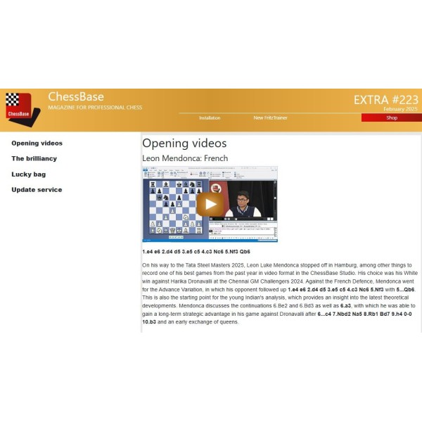 ChessBase Magazine Extra 223