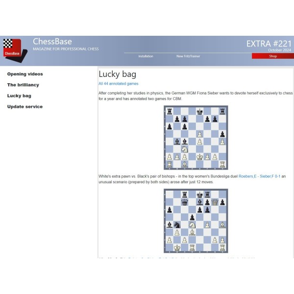 ChessBase Magazine Extra 221