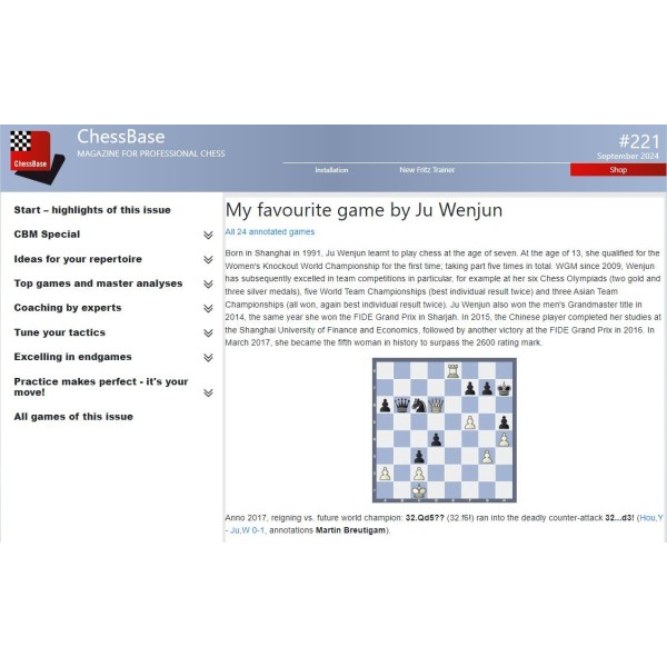ChessBase Magazine 221
