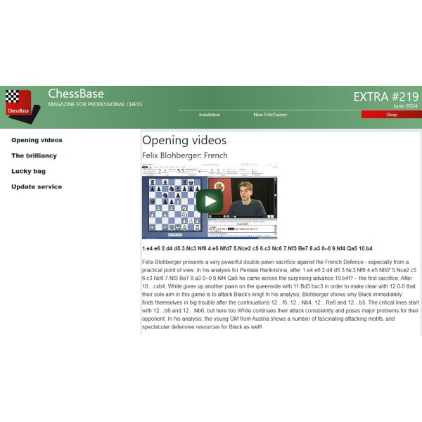 ChessBase Magazine Extra 219