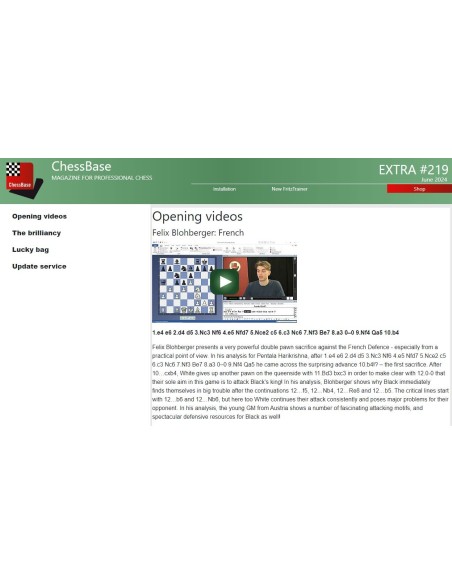 ChessBase Magazine Extra 219