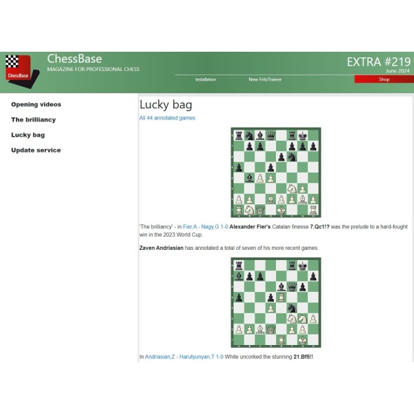 ChessBase Magazine Extra 219