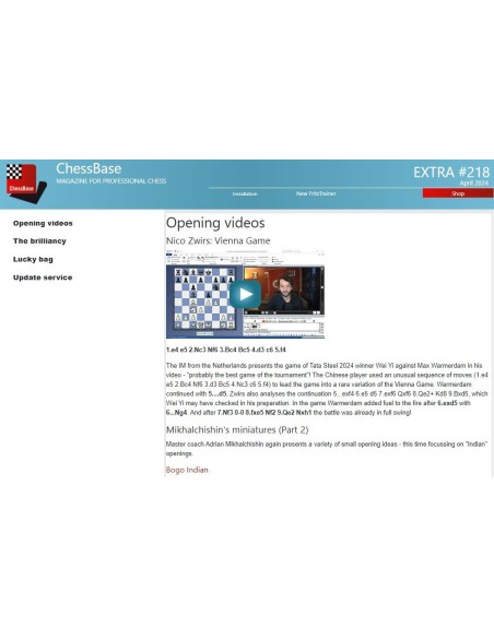 ChessBase Magazine Extra 218