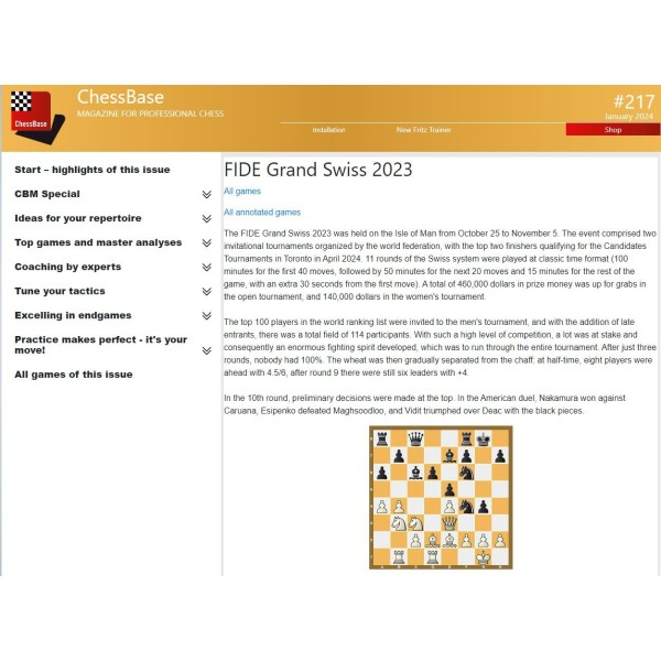 ChessBase Magazine 217