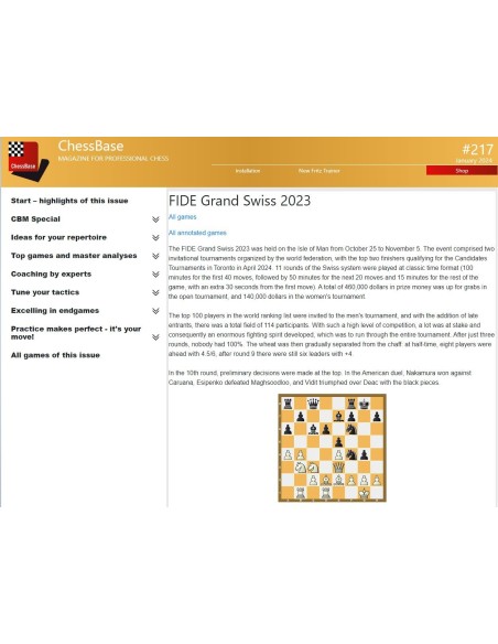 ChessBase Magazine 217