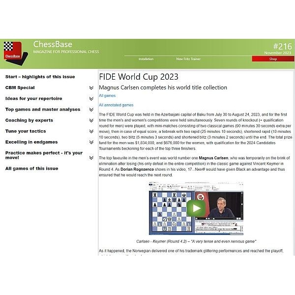 ChessBase Magazine 216